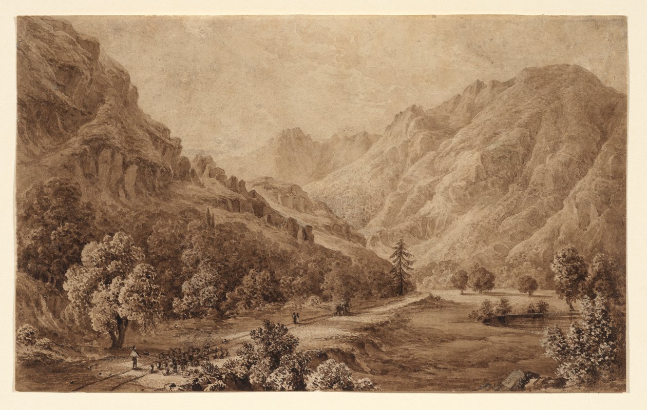 Estrada de Simplon entre Baveno e Gravellona de Elizabeth Frances Batty
