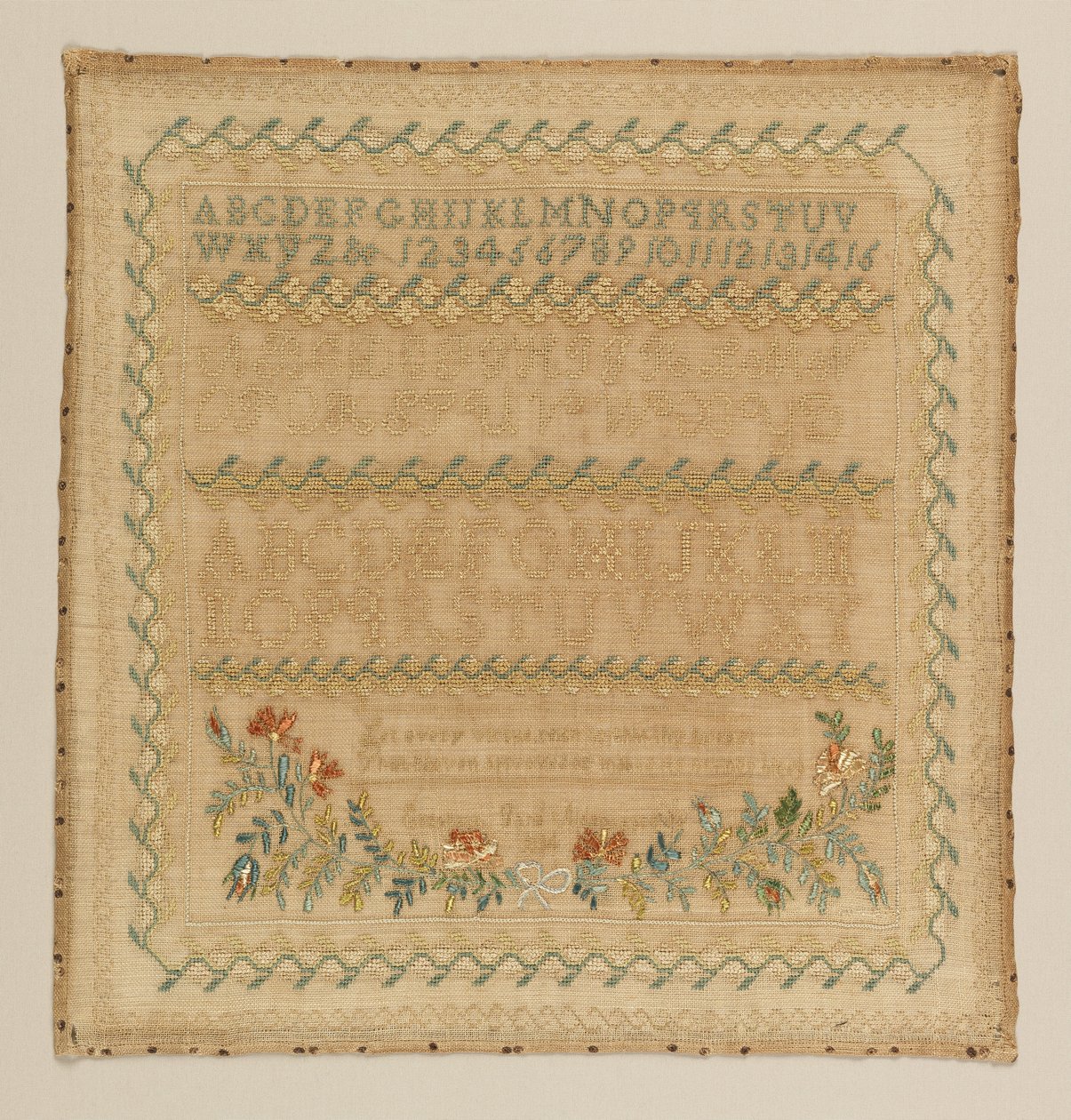 Sampler de Elizabeth Jane Alden