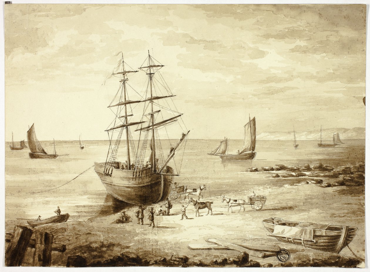 Barco de Carregamento no Porto de Elizabeth Murray