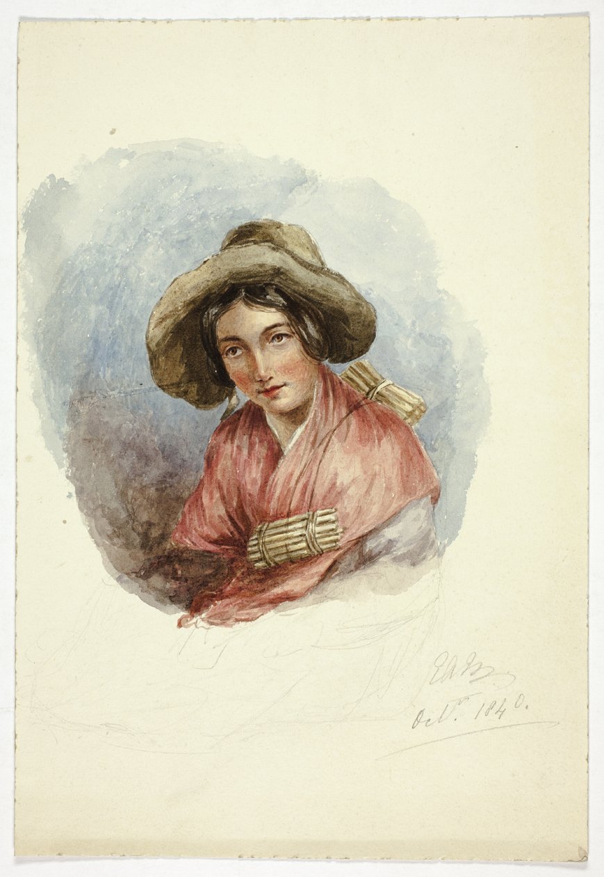 Retrato de mulher camponesa de Elizabeth Murray