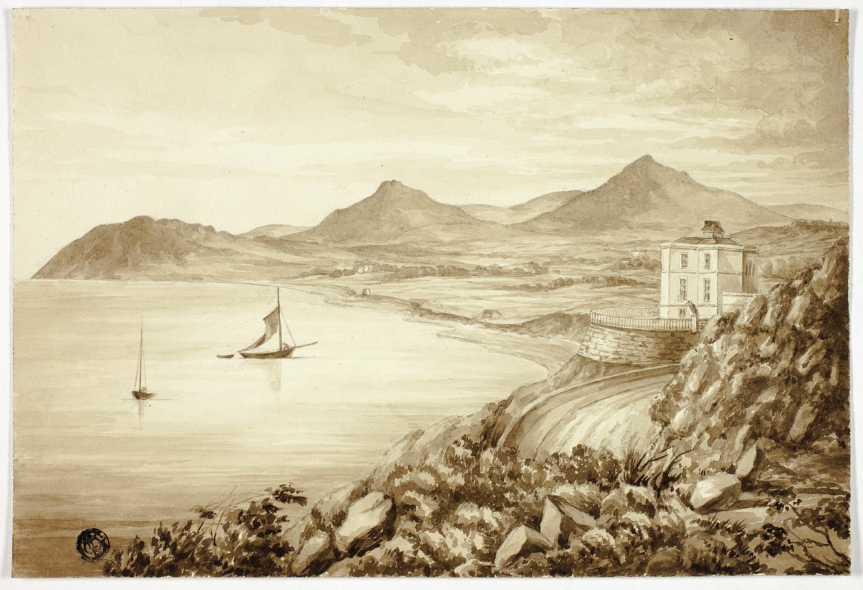 Val de Shanganagh, Dun Laoghaire, com barcos de Elizabeth Murray