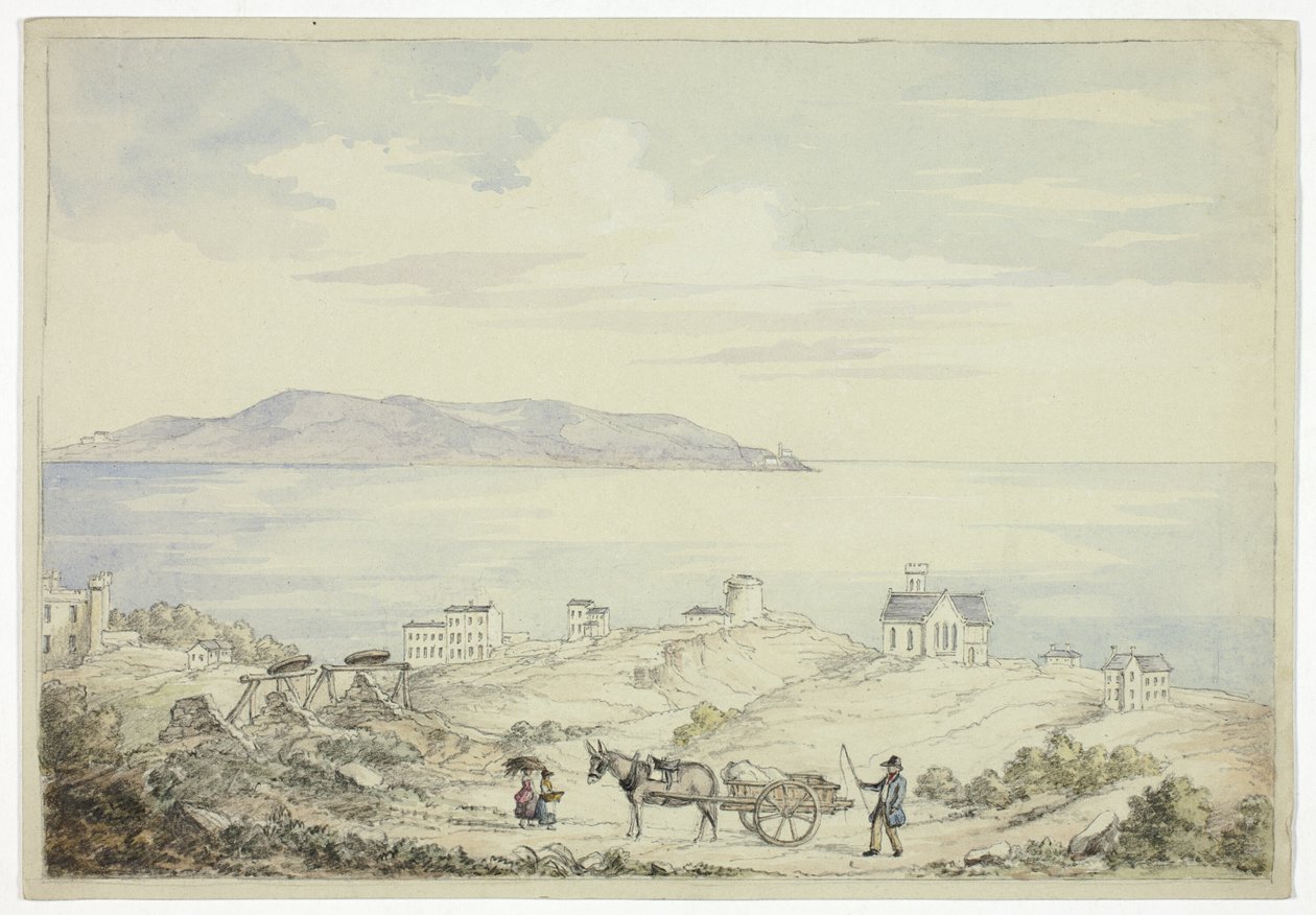 Vista de Dalkey da estrada de Elizabeth Murray