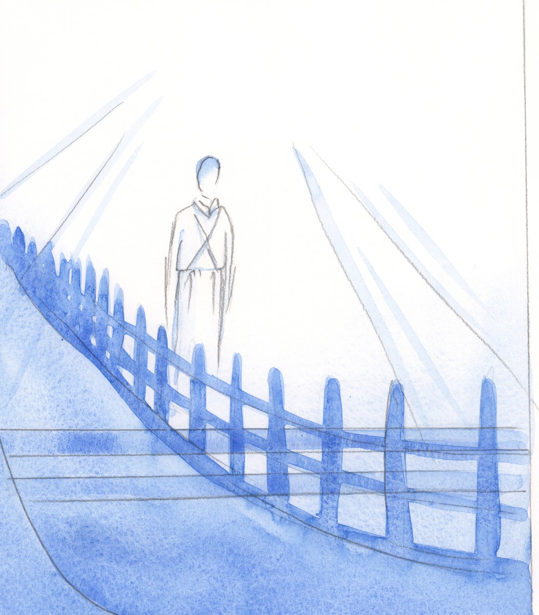 Um homem que se comprometeu com Cristo em um ato exclusivo e total de dedicação dá a Cristo um direito sobre toda a sua vida., 2001 (w - c no papel) de Elizabeth Wang