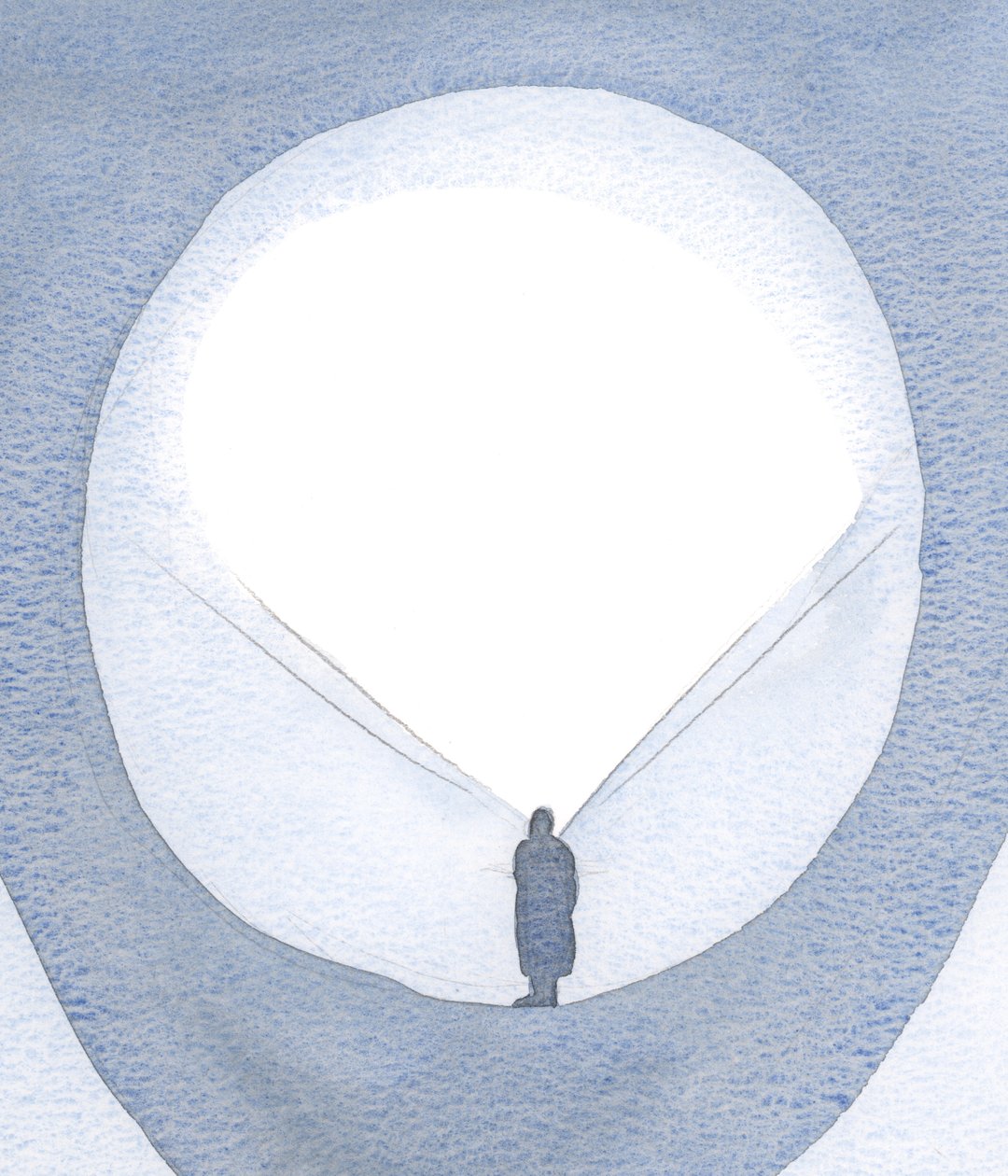Por pequenos atos de fé, amor e sacrifício, um espaço é preparado dentro da alma para um derramamento renovado da graça., 2001 (w - c no papel) de Elizabeth Wang