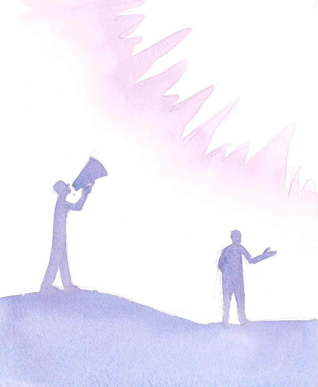 Pelo nosso batismo e pela habitação de Deus, recebemos o dom da oração, 2004 (w - c no papel) de Elizabeth Wang