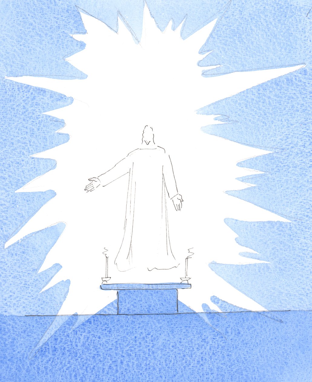 Cristo fez-me uma pergunta retórica, dizendo: "Onde estão os outros Ele quis dizer: Se os católicos tivessem sido bem ensinados sobre o Santo Sacrifício e sobre a Presença Real de Cristo, muitos mais estariam presentes mesmo numa missa de dia de semana, 20 de Elizabeth Wang