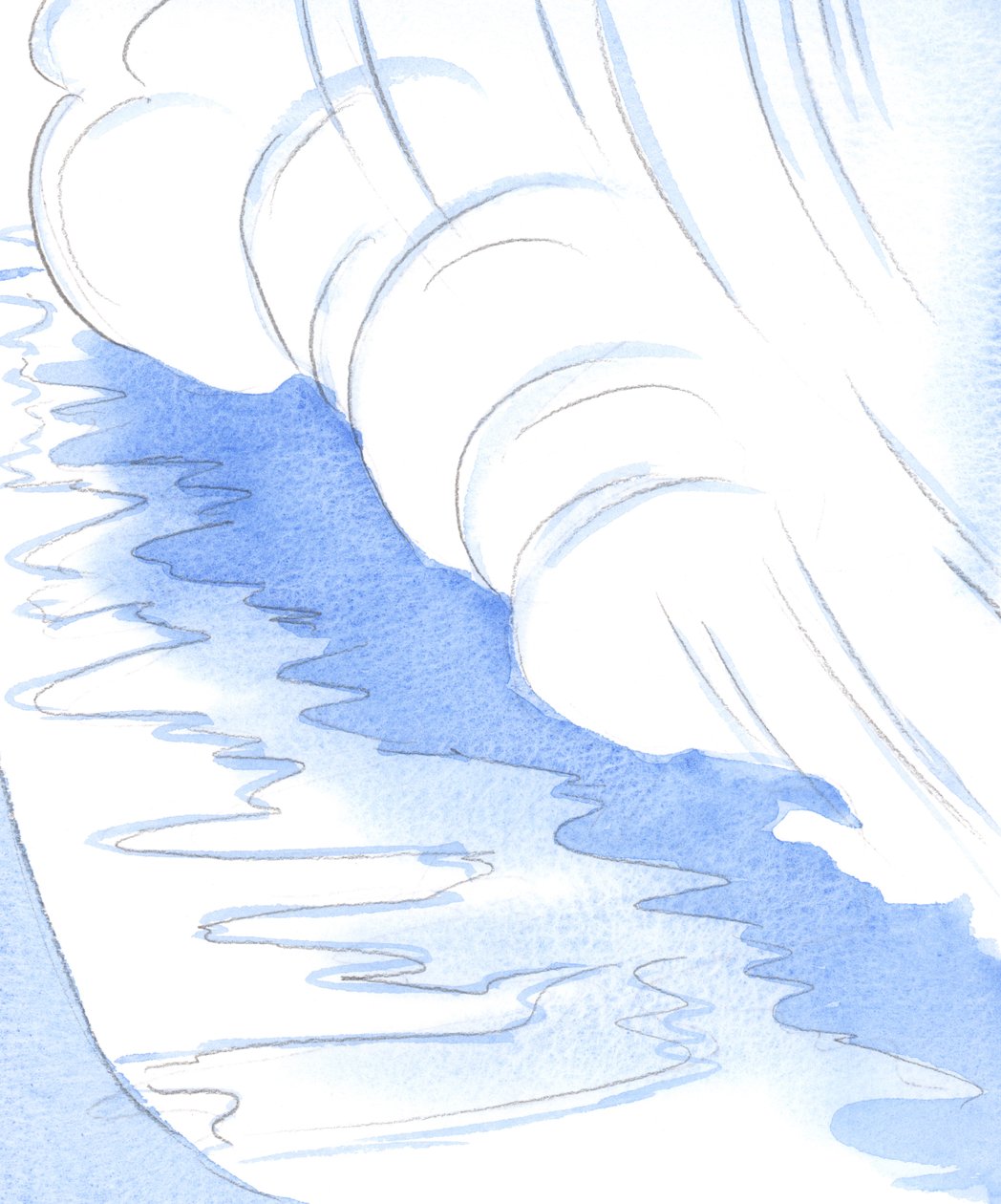 Cristo, nosso Salvador, é o próprio Deus por quem a Terra foi criada. Ele fez com que emergisse da escuridão para a fecundidade, 2002 (w - c no papel) de Elizabeth Wang