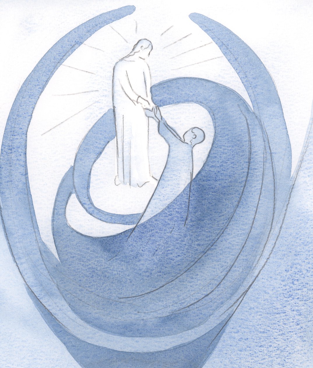 Mesmo quando as tentações giram em torno de nós, Cristo não nos deixa ir, se nos agarrarmos a Ele, 2000 (w - c no papel) de Elizabeth Wang