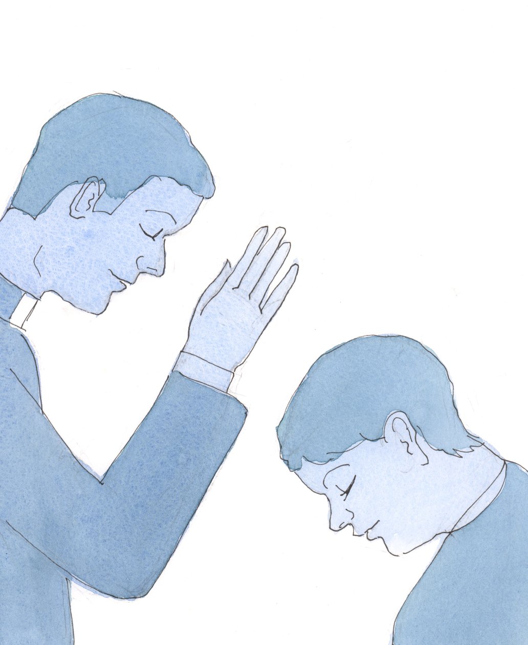 Todos os vivos são amados por Cristo nosso Deus, 2004 (w - c no papel) de Elizabeth Wang