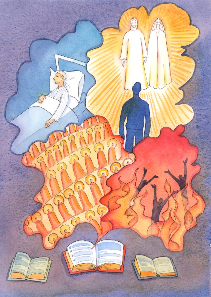 Poucos livros hoje contêm palavras sábias sobre as &39;Quatro Últimas Coisas&39;, que são Morte, Julgamento, Céu e Inferno, 2004 (w - c no papel) de Elizabeth Wang