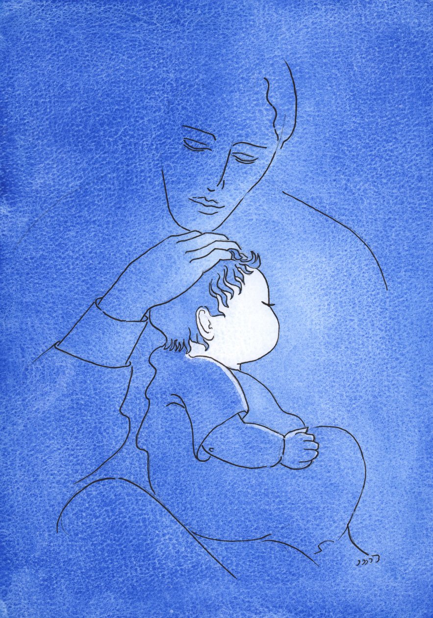 Deus o Pai nos ama como Seus filhos com um amor terno e infalível, 2002 (w - c no papel) de Elizabeth Wang