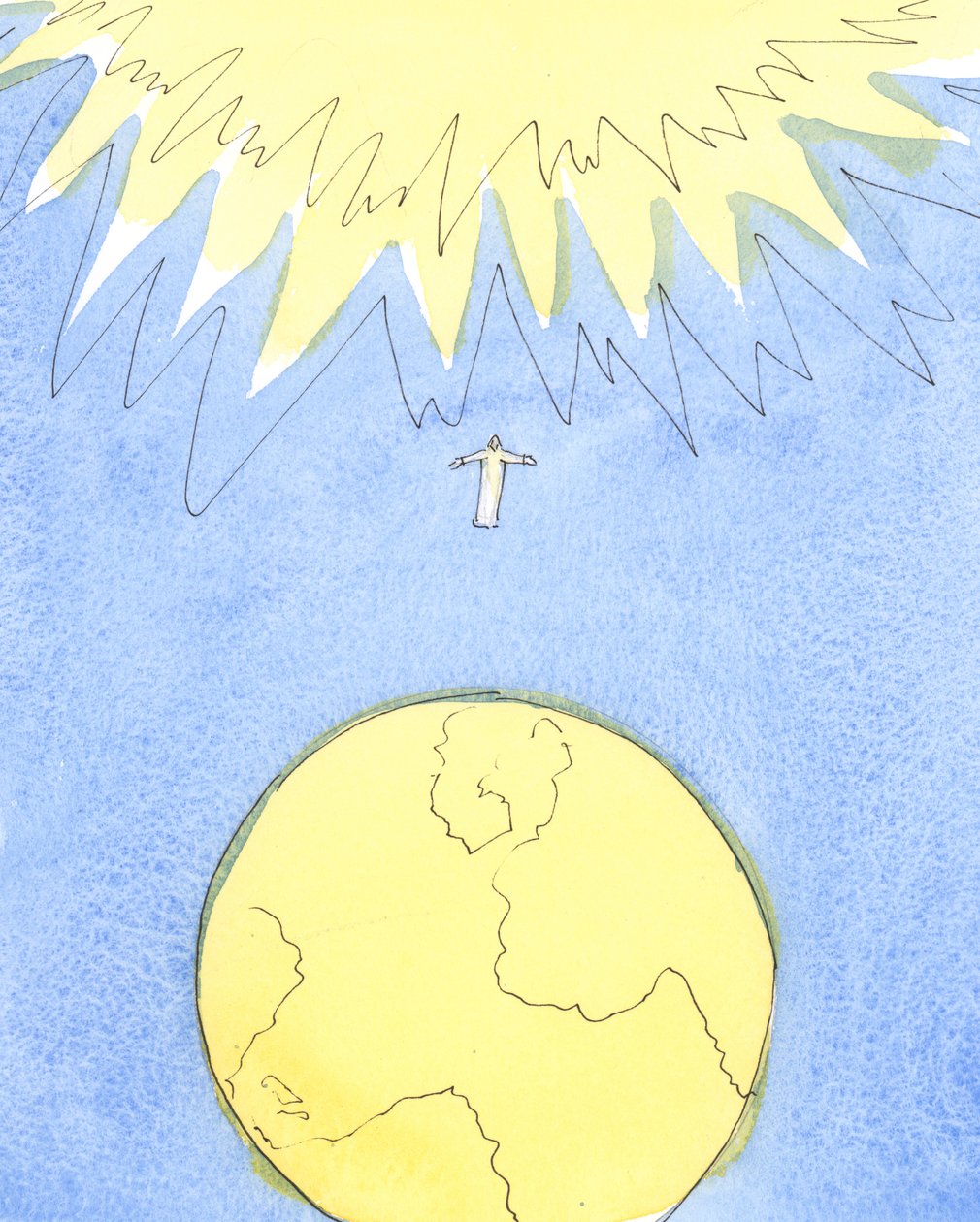 Pessoas em todo o mundo precisam ouvir as incríveis notícias sobre Jesus Cristo e todo o plano de salvação, 2004 (w - c no papel) de Elizabeth Wang