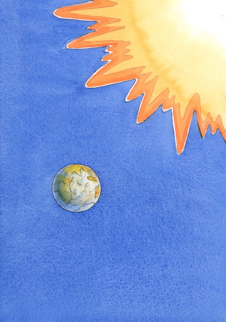 Visto que Deus desceu do Céu à terra, para se humilhar, para nos salvar, não devemos desrespeitar perdendo missa, ou ignorando a sua presença no Santíssimo Sacramento., 2004 (c - c no papel) de Elizabeth Wang