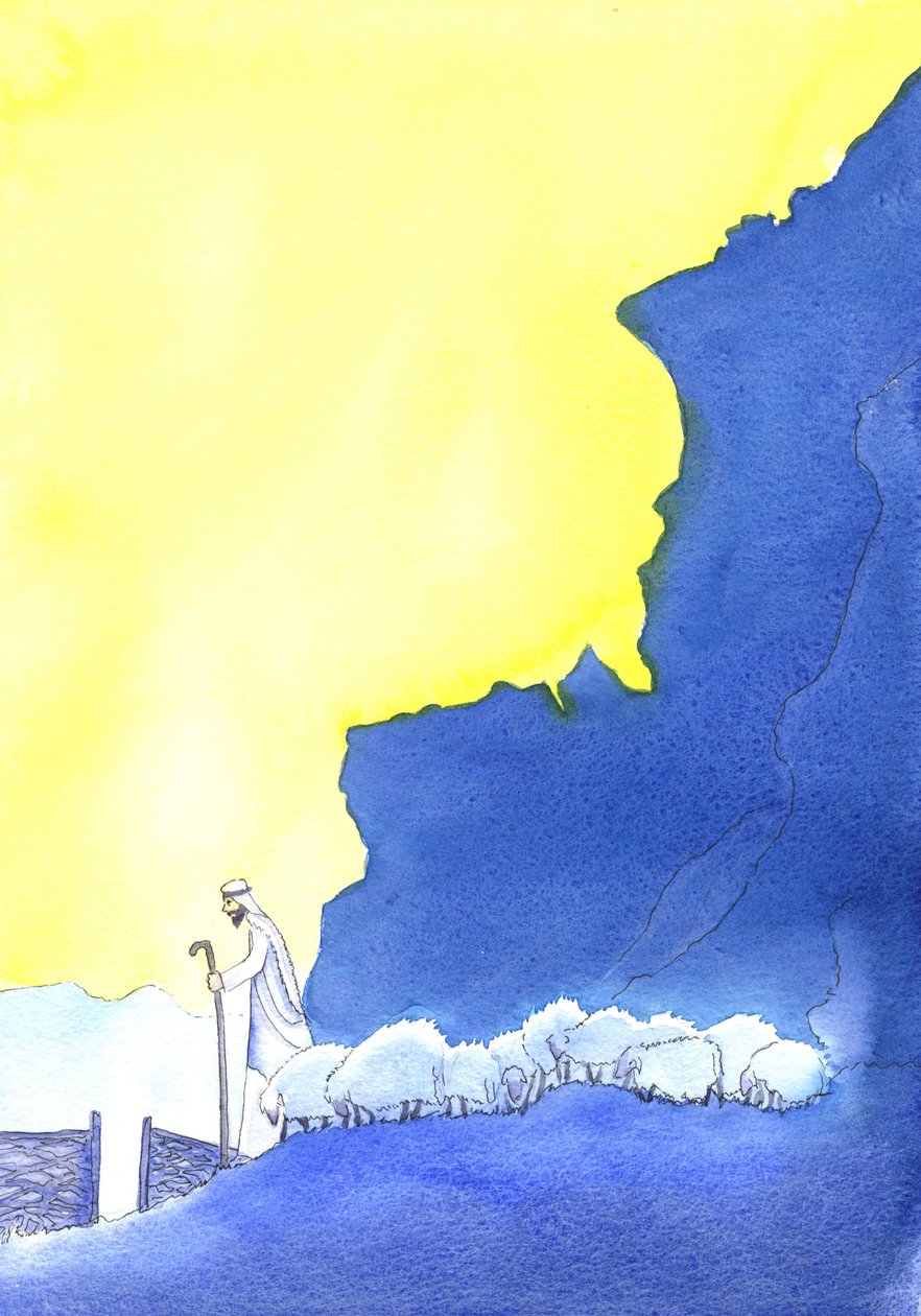 The Good Shepherd, 2001 (w - c no papel) de Elizabeth Wang