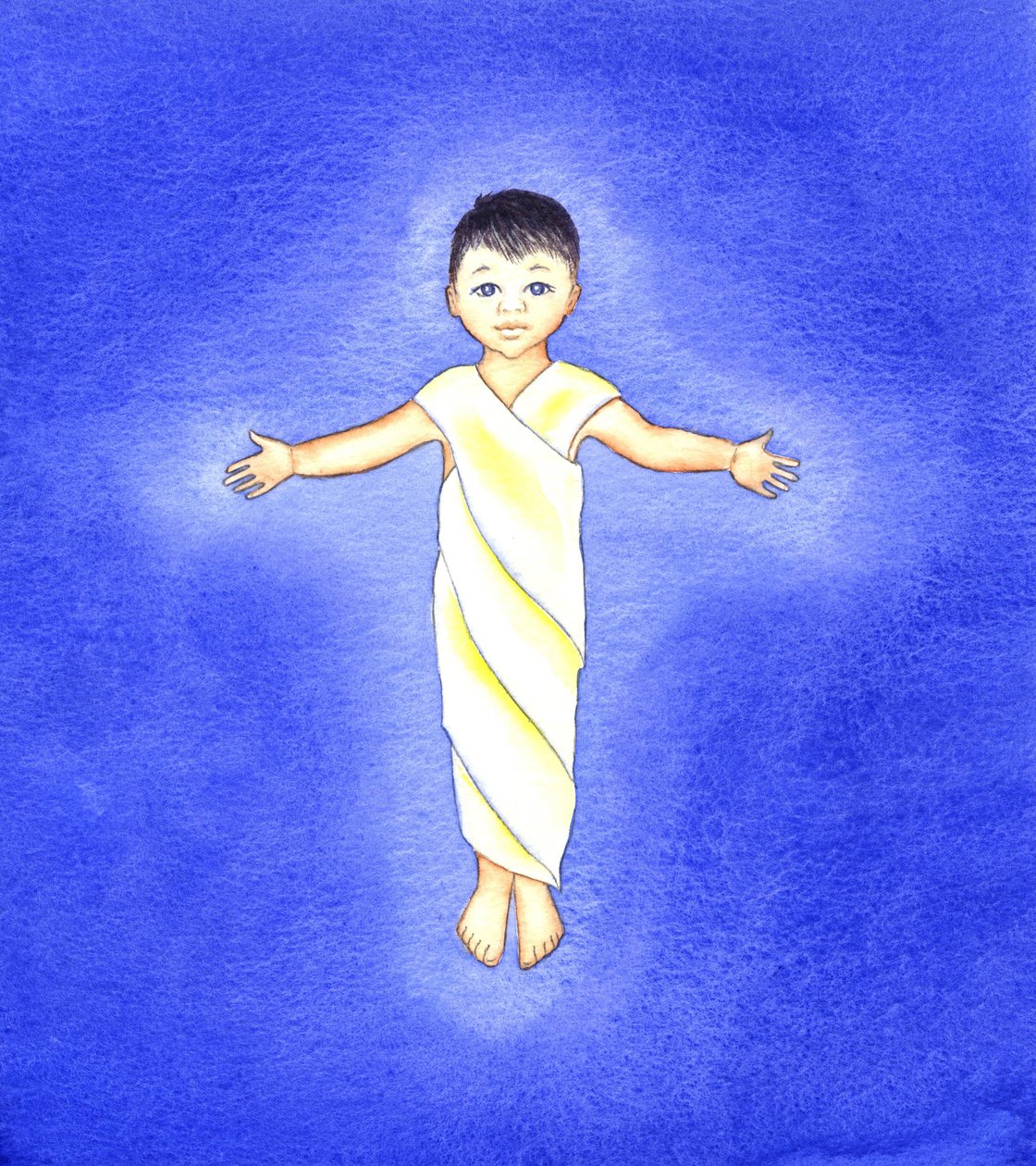 O Menino Jesus, 2001 (w - c no papel) de Elizabeth Wang