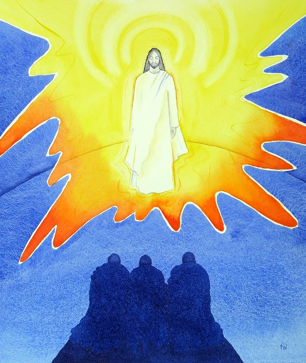 A Transfiguração, 2001 (w - c no papel) de Elizabeth Wang