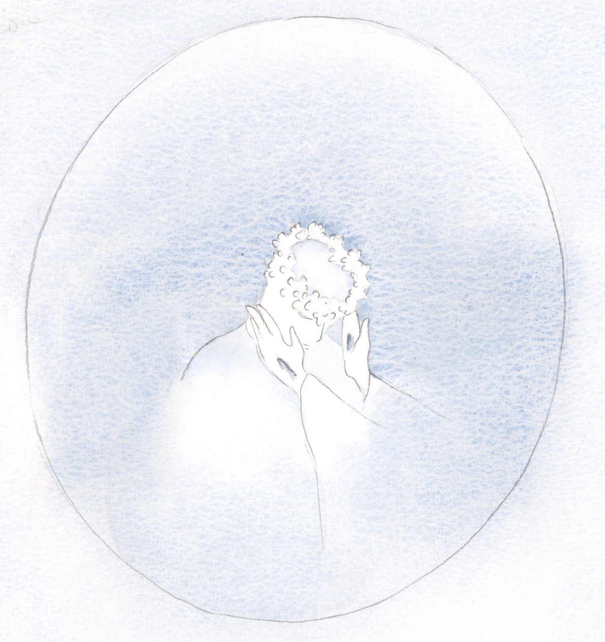 Quanto menos nos apegamos aos nossos próprios desejos, mais facilmente Cristo pode nos vestir com Suas próprias virtudes e beleza., 2001 (w - c no papel) de Elizabeth Wang
