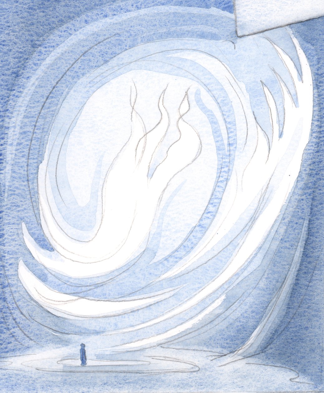O louvor oferecido ao Pai por Cristo, na Santa Missa, é tão glorioso quanto o louvor oferecido eternamente no Céu, 2001 (w - c no papel) de Elizabeth Wang