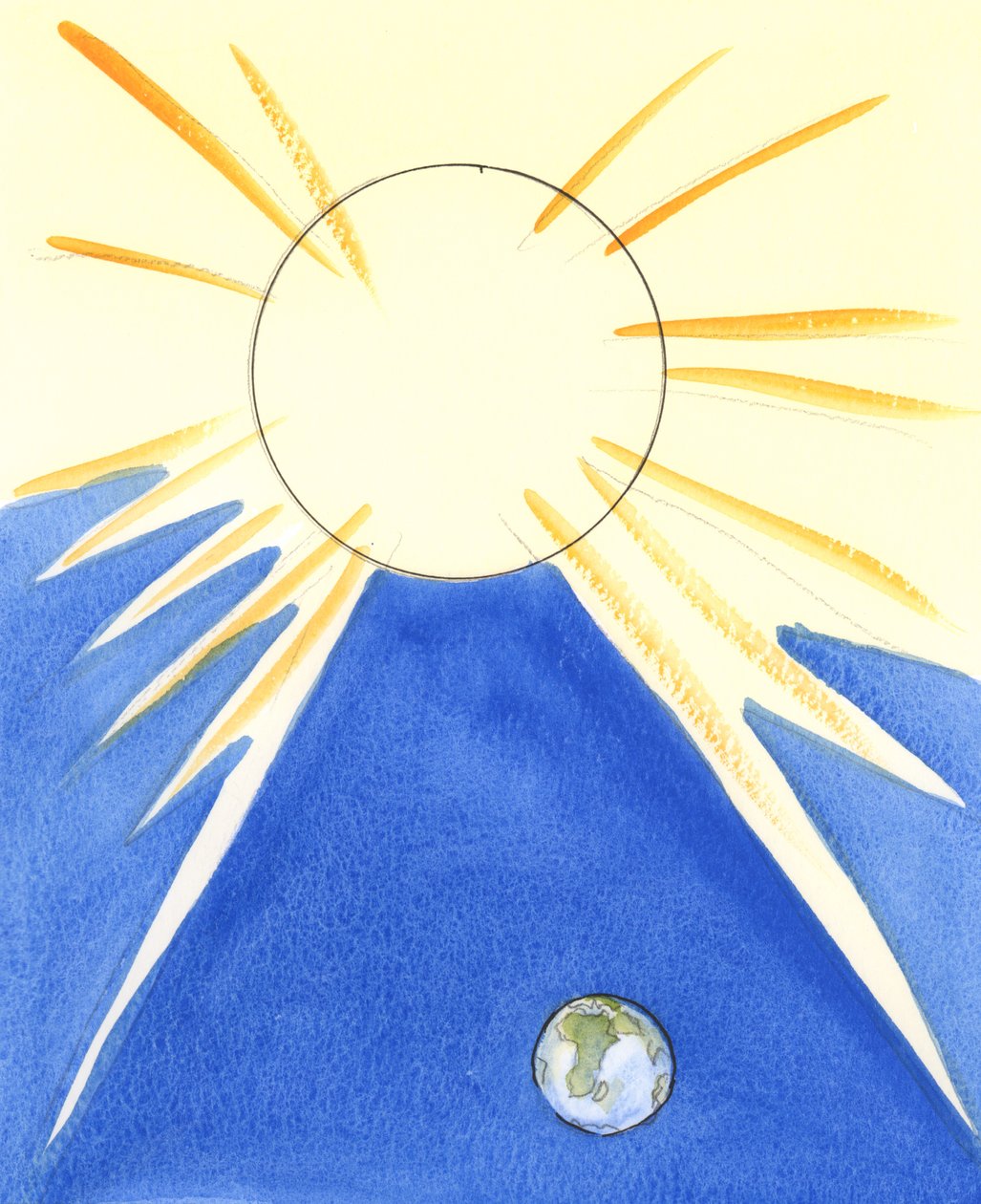 Aqueles que se recusam a seguir o caminho seguro para o Céu acabarão por definhar, longe da luz do Céu, nas profundezas do Abismo escuro - por sua própria escolha livre e trágica, 2003 (w - c no papel) de Elizabeth Wang