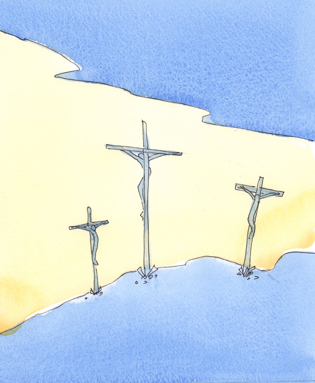 Verdadeiramente, Deus revelou como Ele é &39;como&39;: tão amoroso e humilde que estava disposto a permitir que Suas criaturas zombassem e O matassem, ao invés de abandonar Sua missão de nos salvar do pecado, 2004 (w - c no papel) de Elizabeth Wang