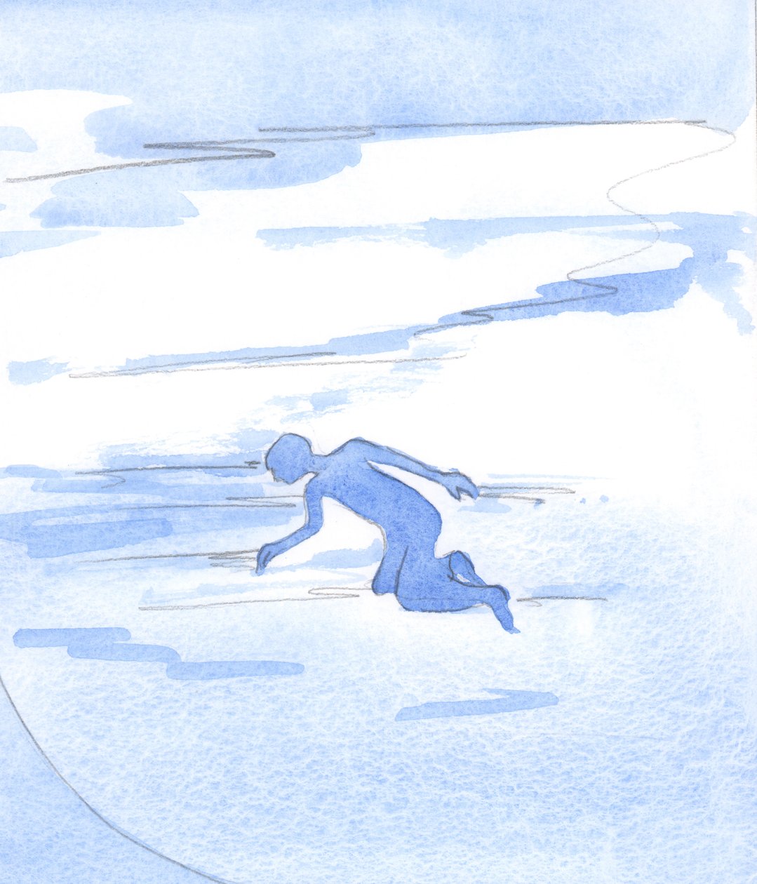 Que fim espera uma vida humana pecaminosa, sem Vida Divina, existindo longe de Deus Cai, como uma casca, uma coisa infrutífera, 2001 (a - c no papel) de Elizabeth Wang