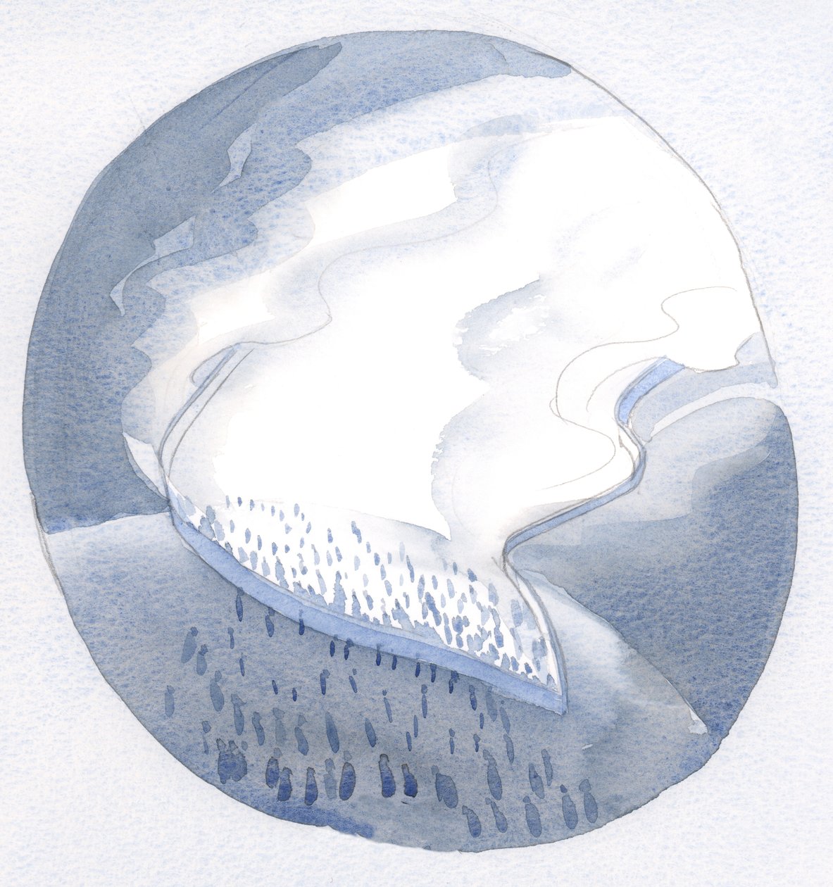 Sempre que uma alma entrega sua vida pela obra e glória de Deus, o Reino de Deus toca esta Terra, e Deus verdadeiramente reina., 2001 (w - c no papel) de Elizabeth Wang