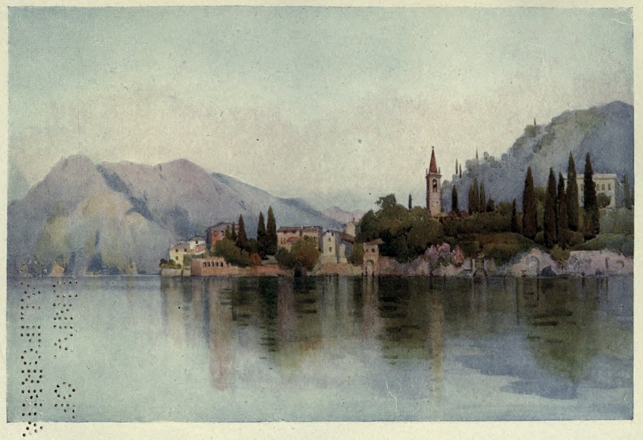 Varenna, Lago di Como, Ilustração de 
