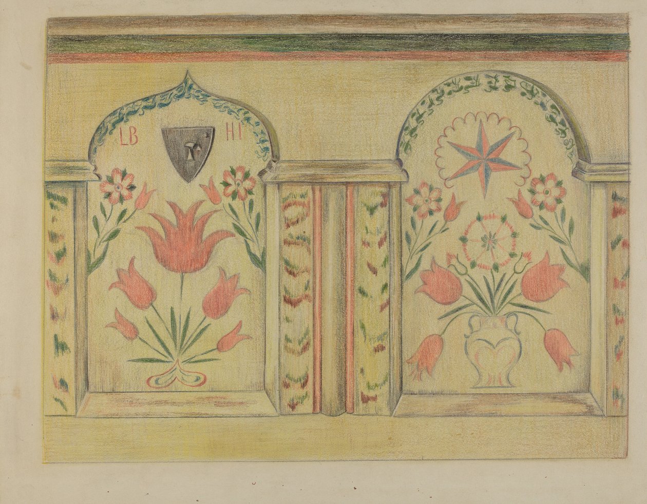 Pa. German Love Chest de Ella Josephine Sterling
