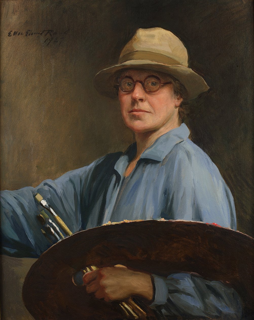 Auto-retrato, 1927 (óleo na placa de composição) de Ellen Emmet Rand