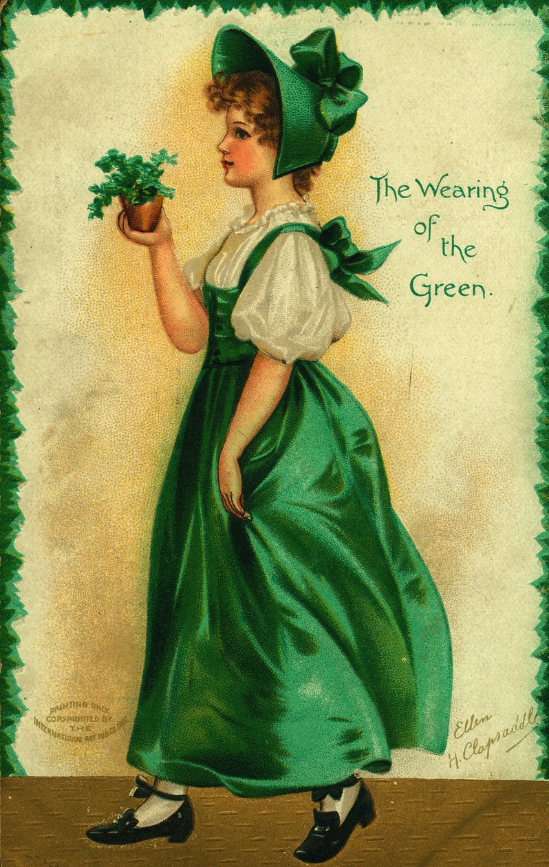 O desgaste do verde. de Ellen Hattie Clapsaddle