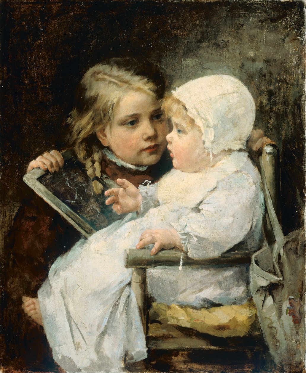 O jovem artista, 1885 de Ellen Kendall Baker