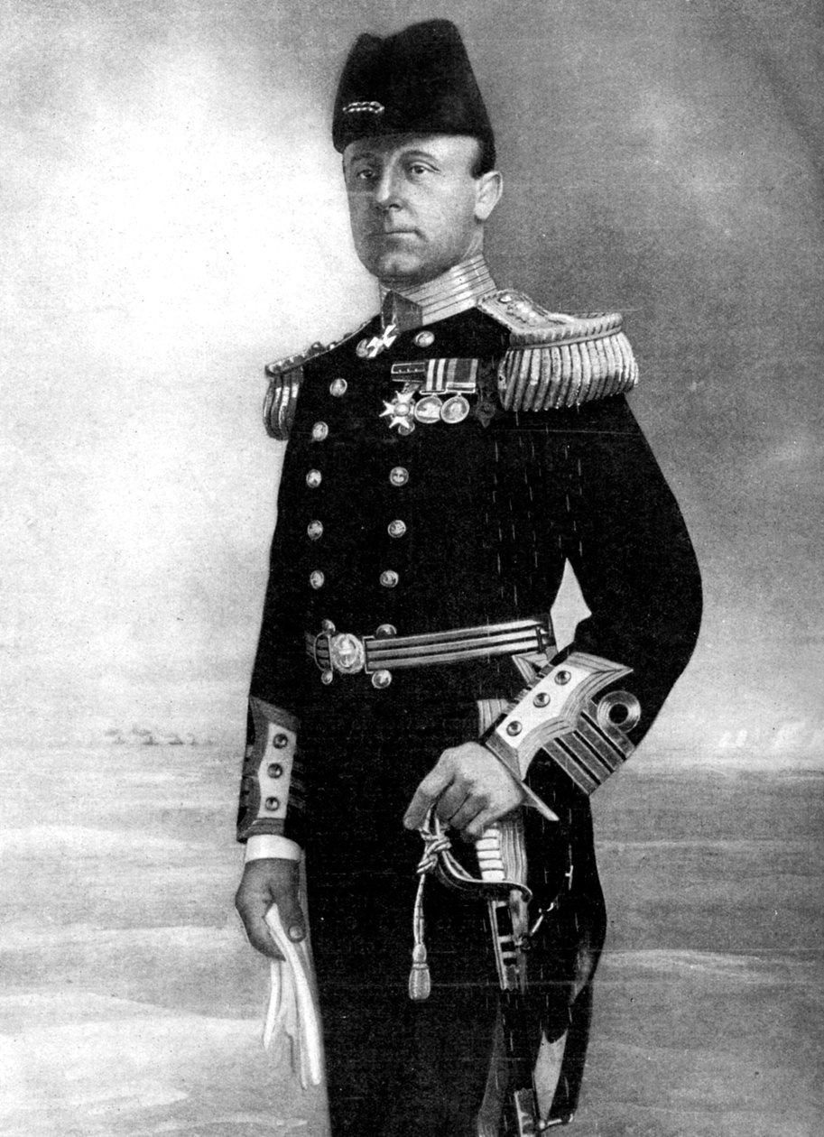Almirante Sir John Rushworth Jellicoe, Comandante Chefe, Primeira Guerra Mundial, 1914 de Elliott and Fry