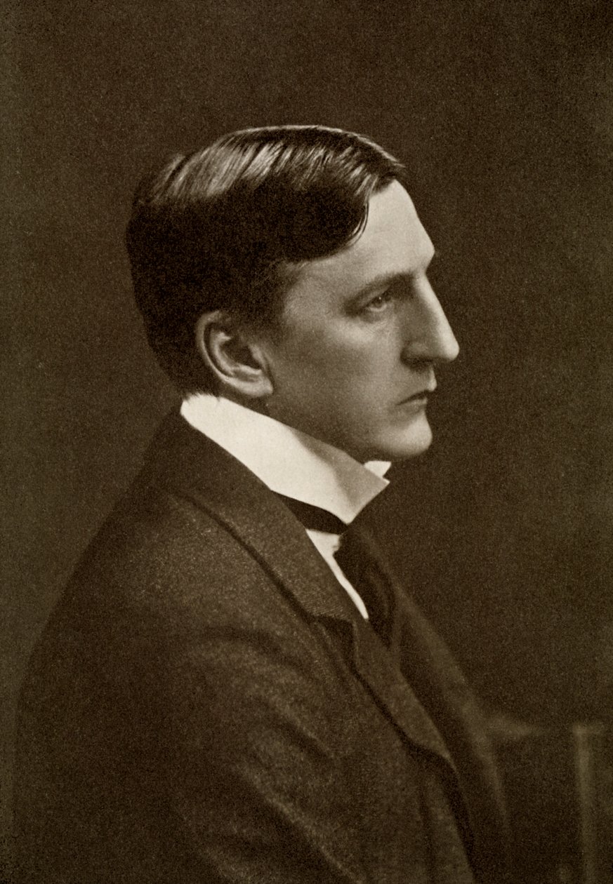 Alfred Edward Woodley Mason, autor britânico, 1910. de Elliott and Fry