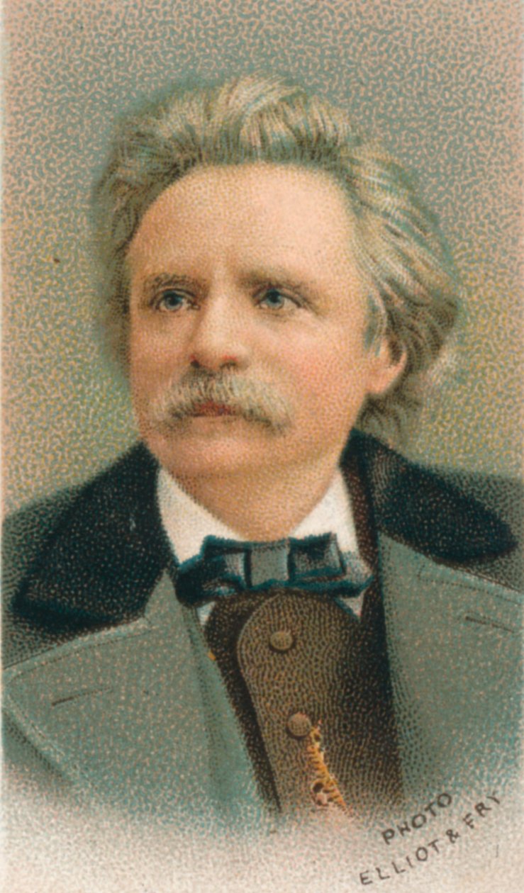 Edvard Hagerup Grieg 1843-1907, compositor e pianista norueguês, 1911 de Elliott and Fry