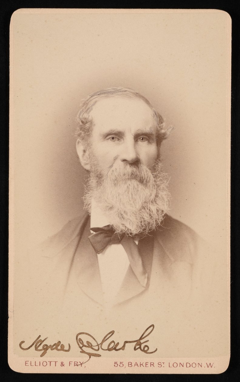Retrato de Hyde Clarke 1815-1895, antes de 1876. de Elliott and Fry