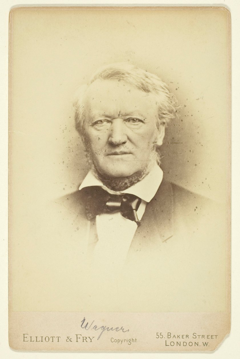 Retrato de Wagner de Elliott and Fry