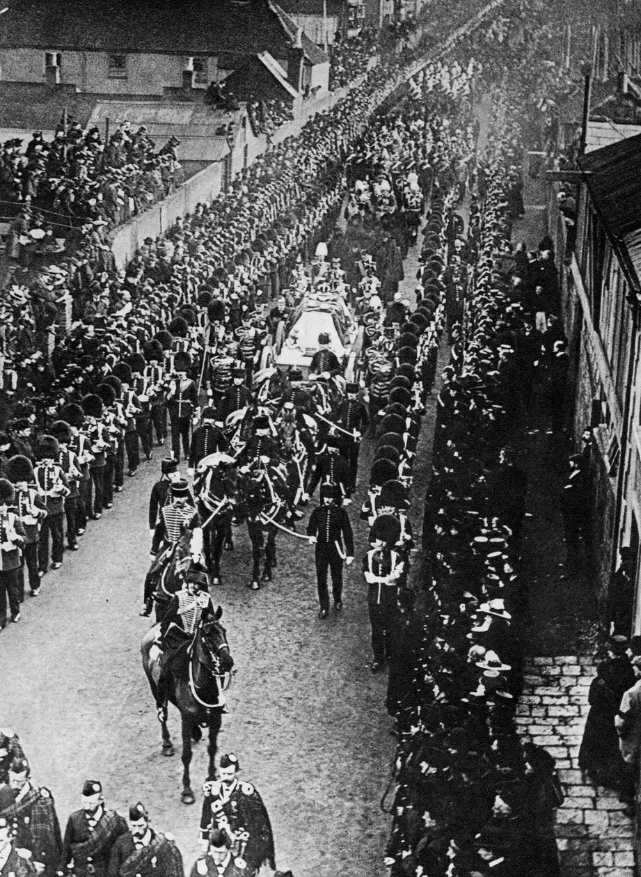 A morte da rainha Victoria, 1901 1937 de Elliott and Fry