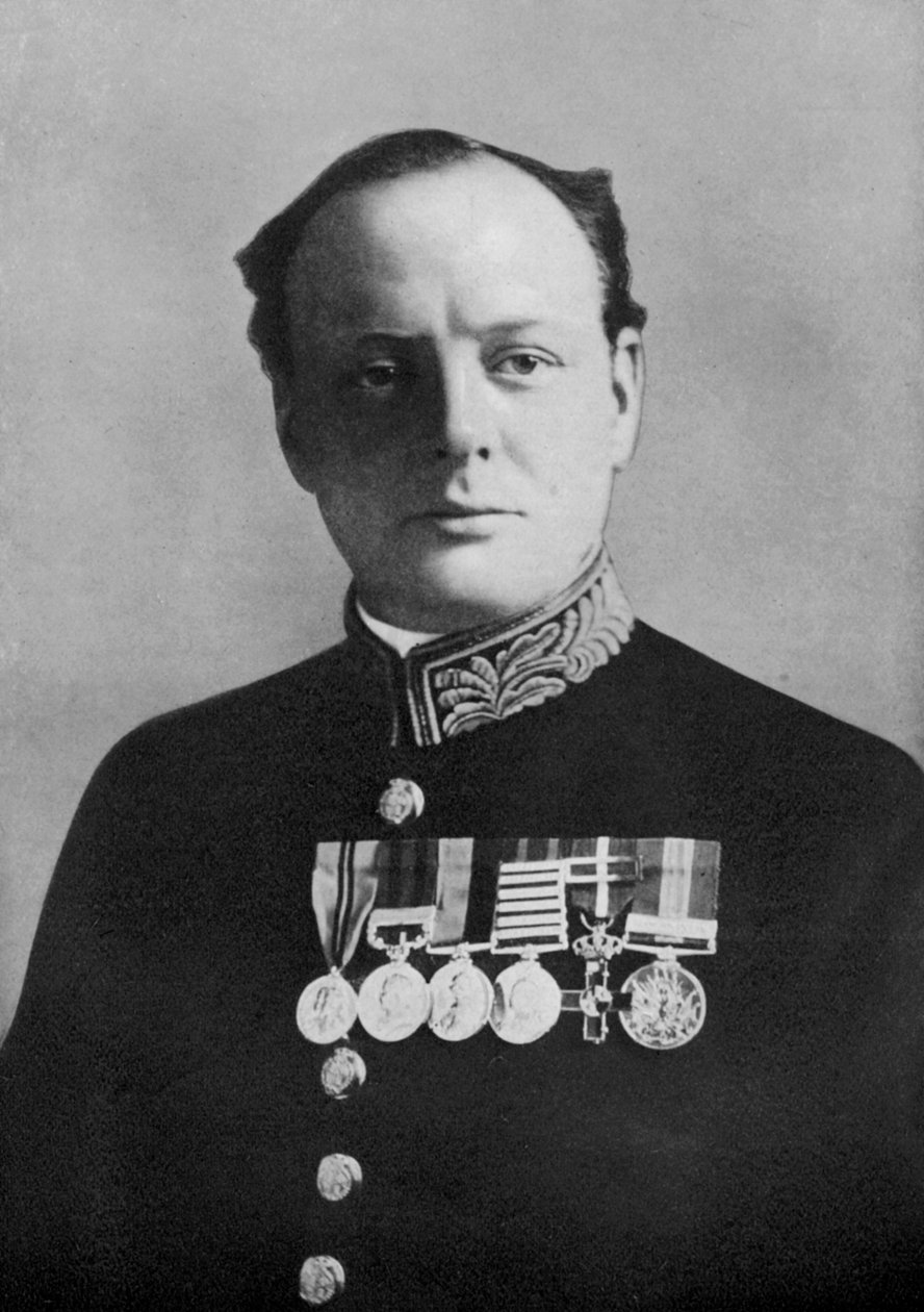 Winston Churchill, Primeiro Senhor do Almirantado, 1914-1915, 1920 de Elliott and Fry