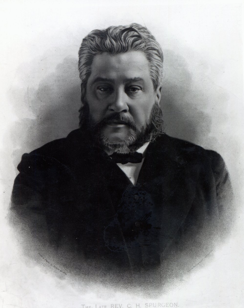 Reverendo Charles Haddon Spurgeon, depois de uma fotografia de Elliot und Fry de Elliott und Fry Studio
