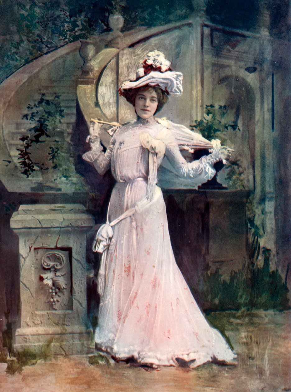 Ada Reeve em Florodora, c1902. de Ellis and Walery