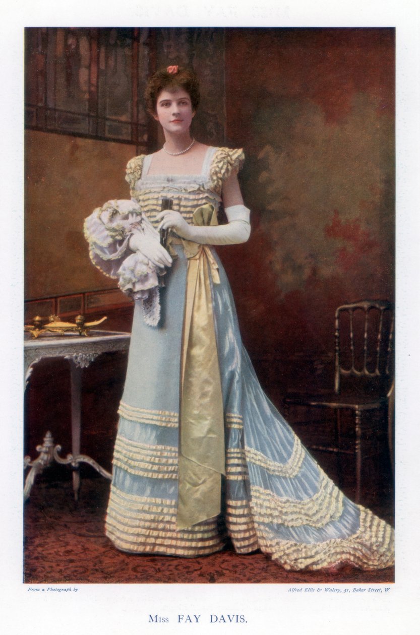 Fay Davis, atriz americana, 1901. de Ellis and Walery