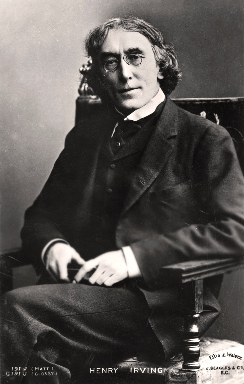 Harry Brodribb Irving 1870-1919, ator inglês, 1905. de Ellis and Walery