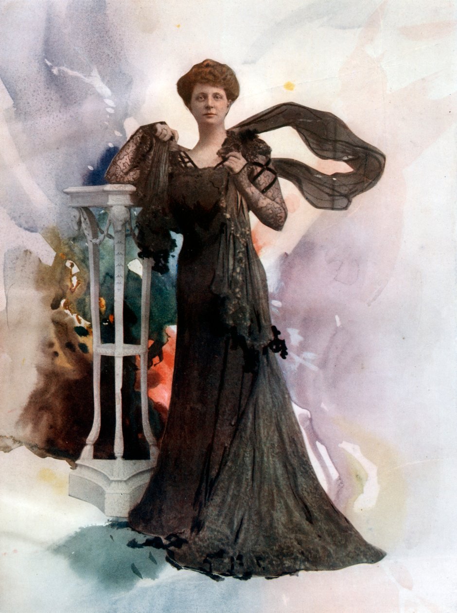 Kate Sergeantson, atriz, c1902. de Ellis and Walery