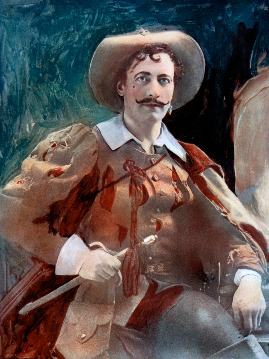 Lewis Waller nos Três Mosqueteiros, c1902. de Ellis and Walery