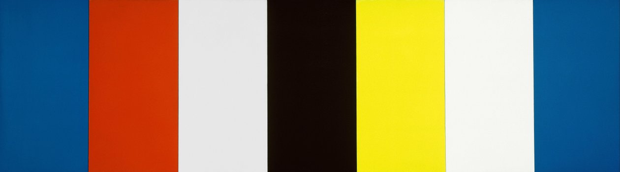 Vermelho Amarelo Azul Branco e Preto de Ellsworth Kelly