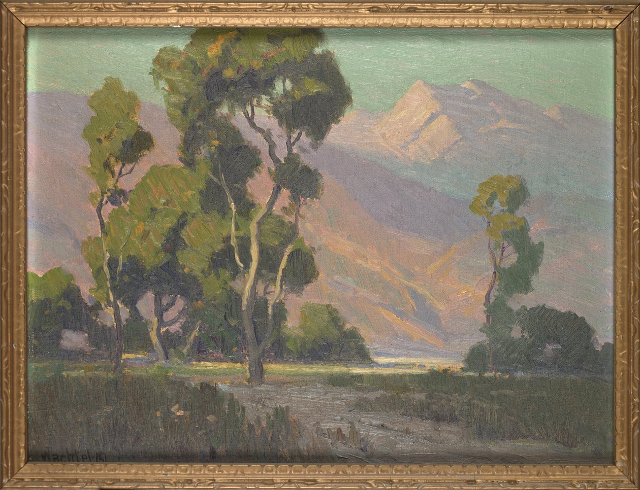 Paisagem da califórnia de Elmer Wachtel