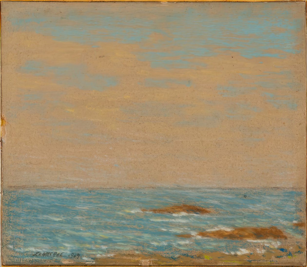 Paisagem marítima de Elmer Livingston MacRae