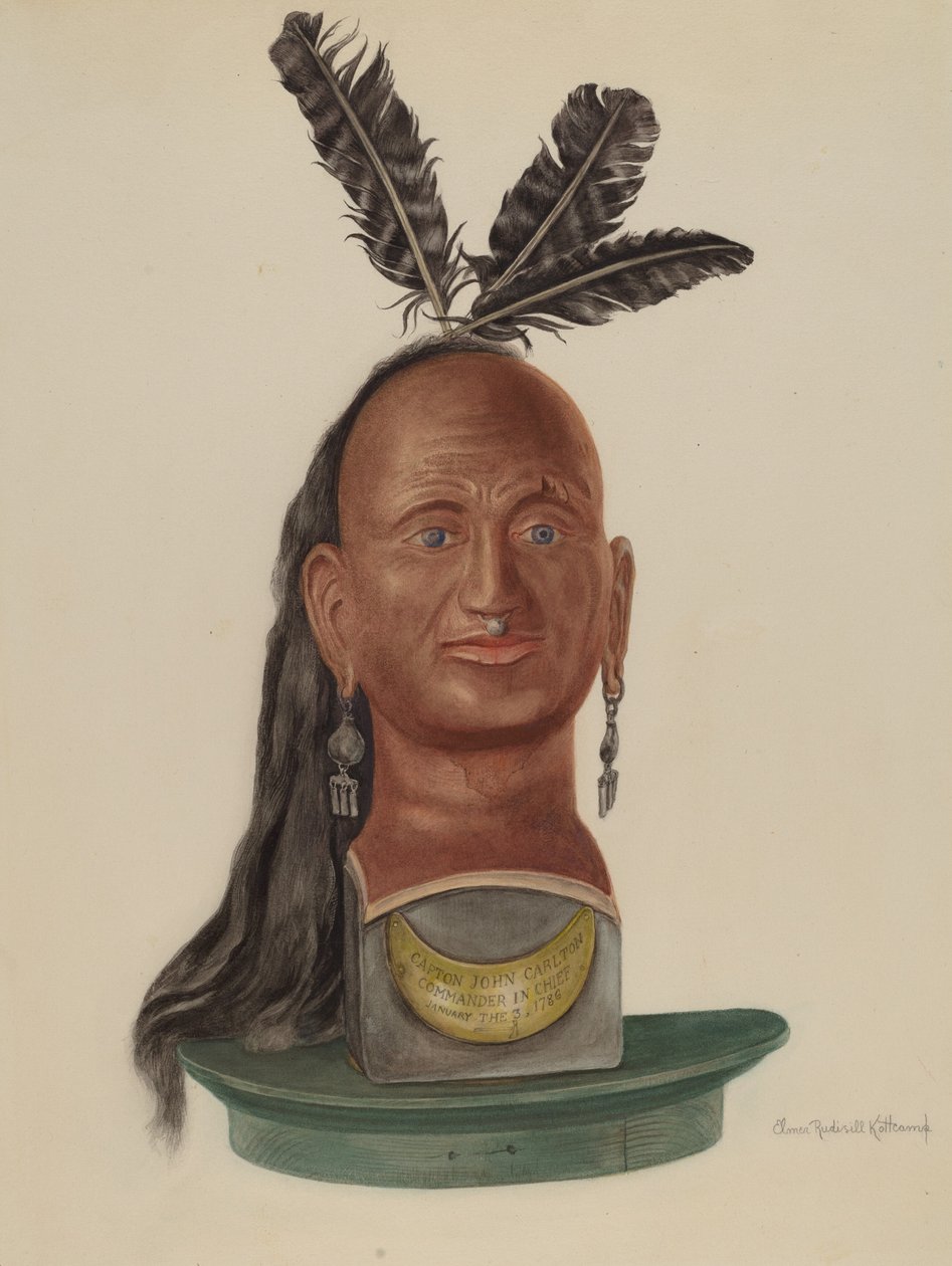 Cabeça de índio de Elmer R. Kottcamp