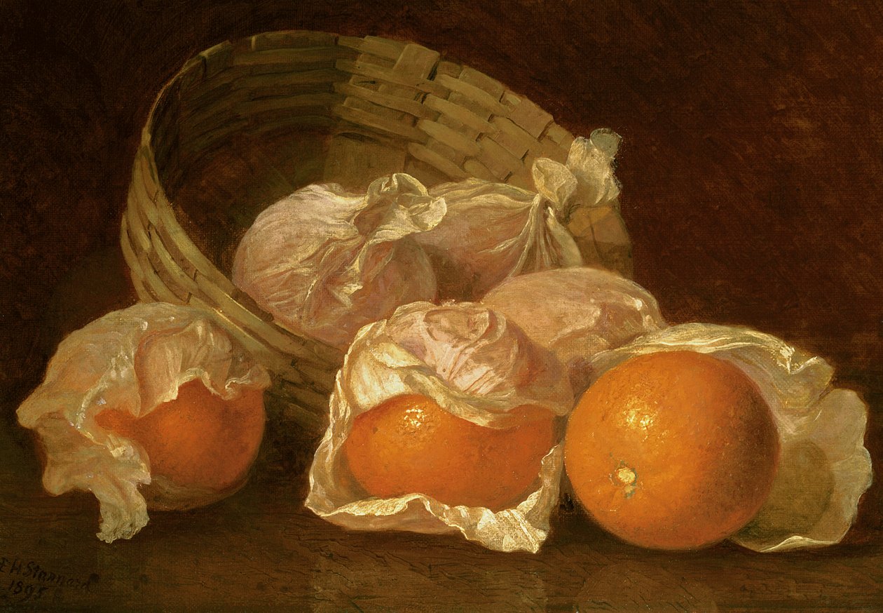 Uma cesta de laranjas, 1895 de Eloise Harriet Stannard