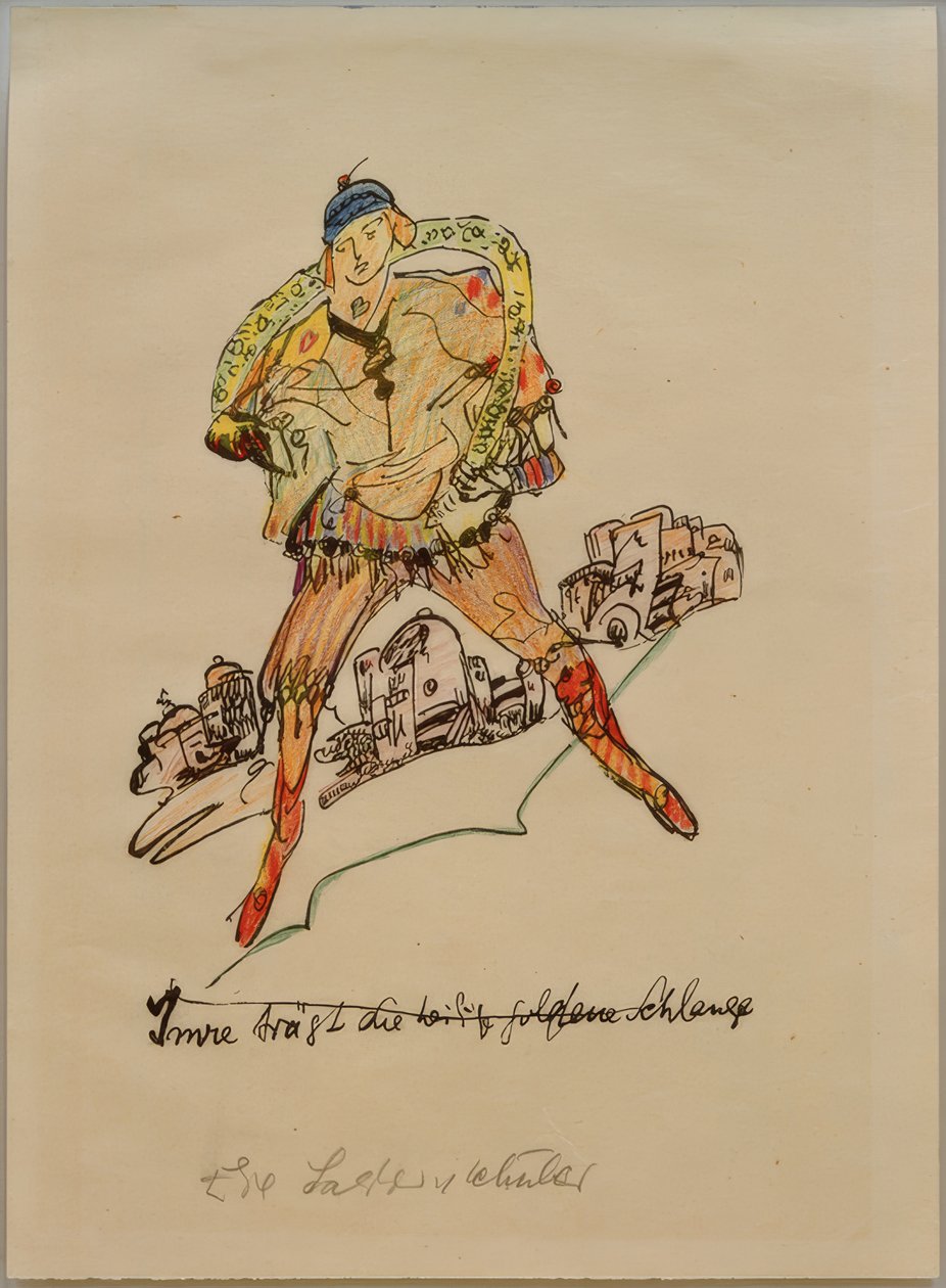 Imre veste a serpente de ouro sagrada de Else Lasker Schüler